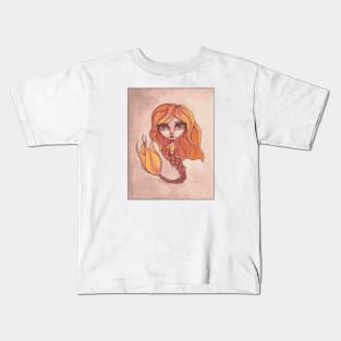 Autumn Mermaid Cutie Kids T-Shirt